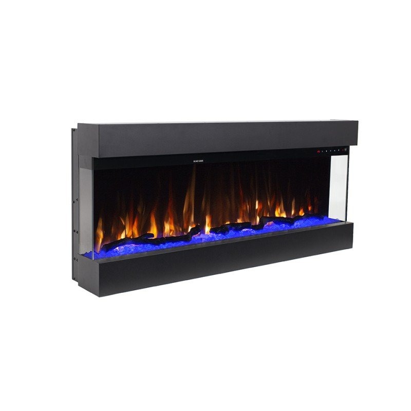 Hitense Las Vegas 43 Επιτοίχιο Ηλεκτρικό Τζάκι 1600W 110.2x48.4cm Μαύρο