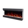 Hitense Las Vegas 43 Επιτοίχιο Ηλεκτρικό Τζάκι 1600W 110.2x48.4cm Μαύρο