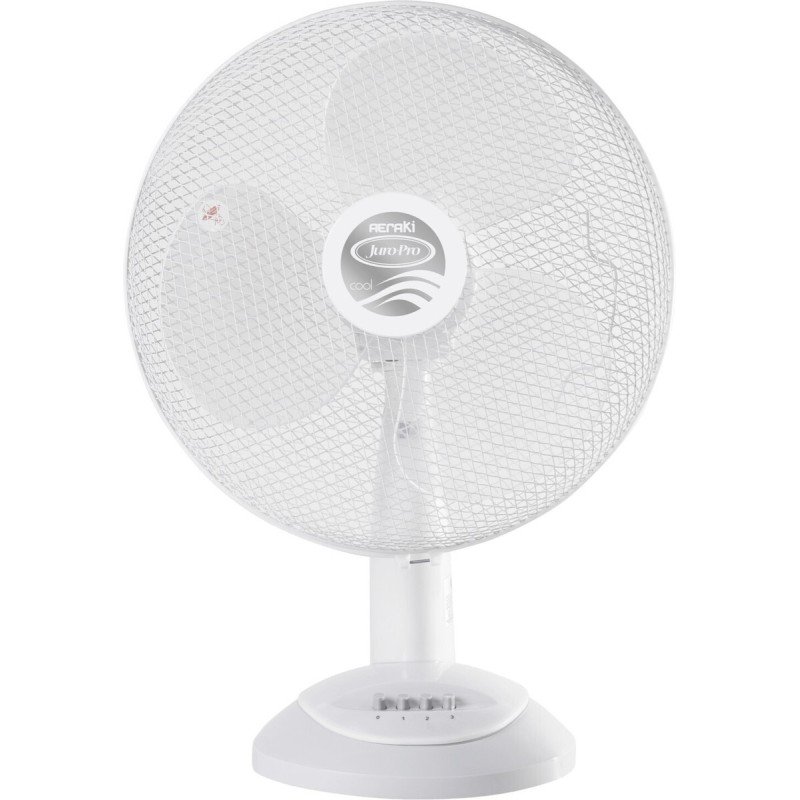 Juro-Pro Aeraki Επιτραπέζιος Ανεμιστήρας 50W Διαμέτρου 40cm Λευκός