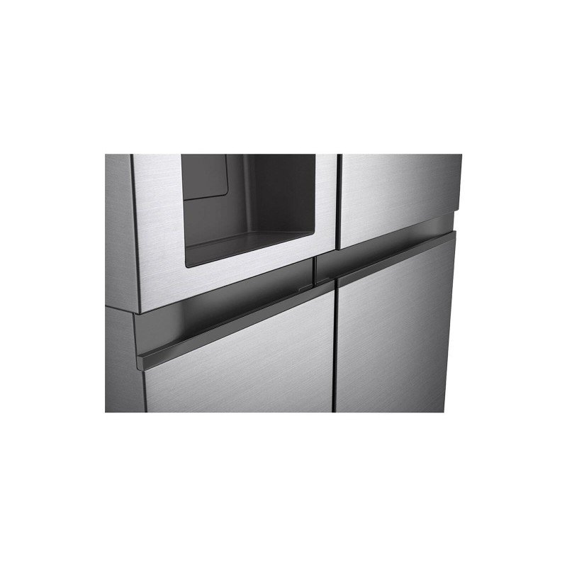 LG Ψυγείο Ντουλάπα 635lt Total NoFrost Υ179xΠ91.3xΒ73.5εκ. Inox GSLV51PZXE