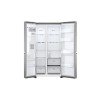 LG Ψυγείο Ντουλάπα 635lt Total NoFrost Υ179xΠ91.3xΒ73.5εκ. Inox GSLV51PZXE