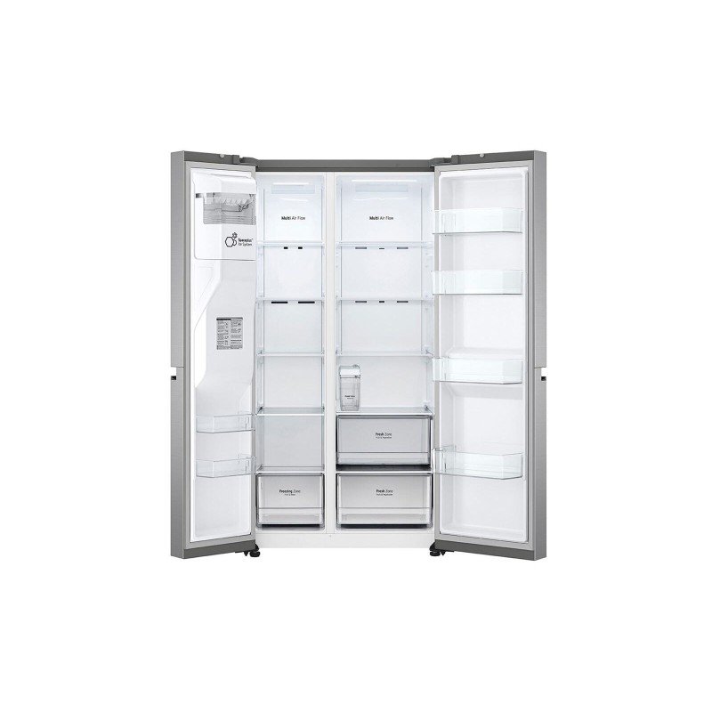LG Ψυγείο Ντουλάπα 635lt Total NoFrost Υ179xΠ91.3xΒ73.5εκ. Inox GSLV51PZXE