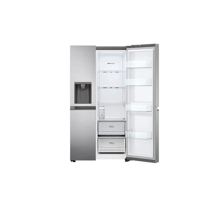 LG Ψυγείο Ντουλάπα 635lt Total NoFrost Υ179xΠ91.3xΒ73.5εκ. Inox GSLV51PZXE