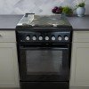 MultiHome MH-6149 930-002-6149 Κουζίνα 65lt με Εμαγιέ Εστίες Π60εκ. Μαύρη
