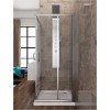 Karag New Flora 100 Καμπίνα Ντουζιέρας με Συρόμενη Πόρτα 70x110x180cm Serigrafato