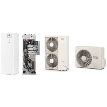 Hitachi Yutaki-S Combi RWD-2.5RW1E-220S/RAS-2.5WHVRP1 Αντλία Θερμότητας 6.3kW Μονοφασική 60°C Split