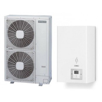 Hitachi Yutaki-S RWM-4.0N1E/RAS-4WHVPE Αντλία Θερμότητας 11kW Μονοφασική 60°C Split