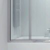 Karag Penta K-100 PEK100160 Διαχωριστικό Μπανιέρας με Συρόμενη Πόρτα 148x160cm Clear Glass Chrome