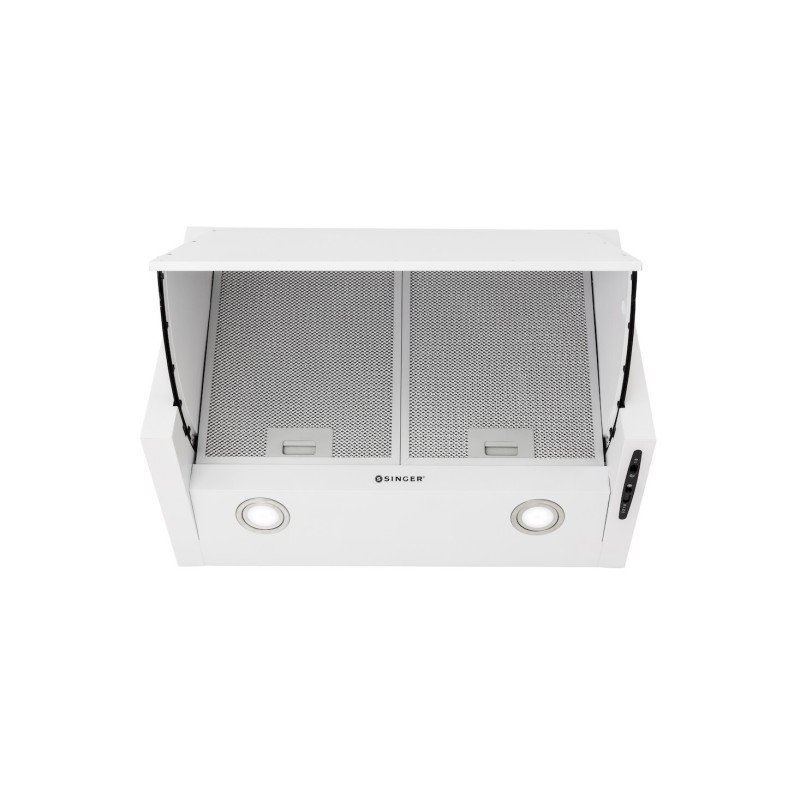 Singer 601 Πτυσσόμενος Απορροφητήρας 60cm Λευκός