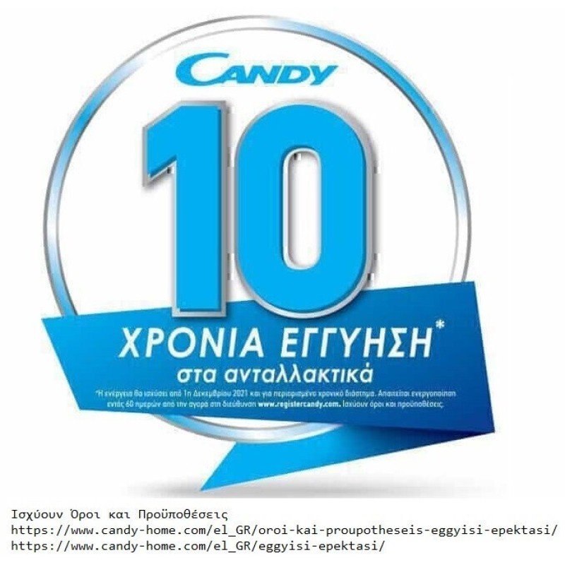 Candy Ψυγειοκαταψύκτης 355lt NoFrost Υ185xΠ59.5xΒ66.7εκ. Μαύρος CNCQ4T618EB