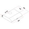 Silifo SF6672 904-002-6672 Ελεύθερος Απορροφητήρας 60cm Λευκός