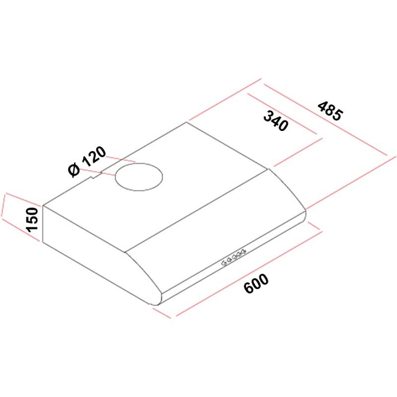 Silifo SF6672 904-002-6672 Ελεύθερος Απορροφητήρας 60cm Λευκός