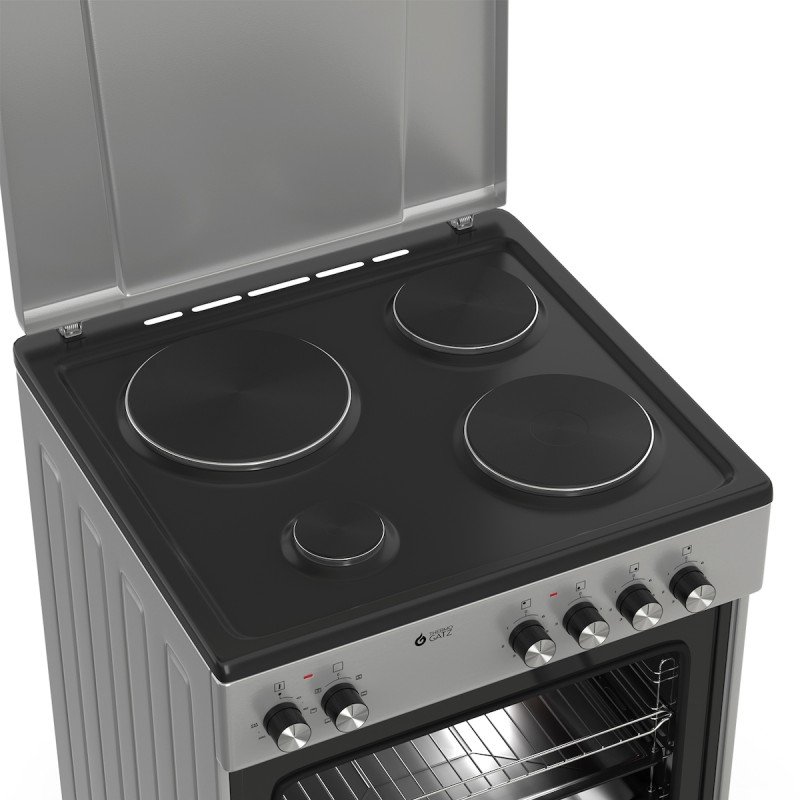 Thermogatz TGS E8021 S 04.402.057 Κουζίνα 80lt με Εμαγιέ Εστίες Π60εκ. Inox