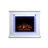 Hitense Athens De Lux Επιδαπέδιο Ηλεκτρικό Τζάκι 2000W 101x27.9cm Γκρι