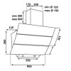 Silifo Απορροφητήρας Καμινάδα 60cm Μαύρος SF6610