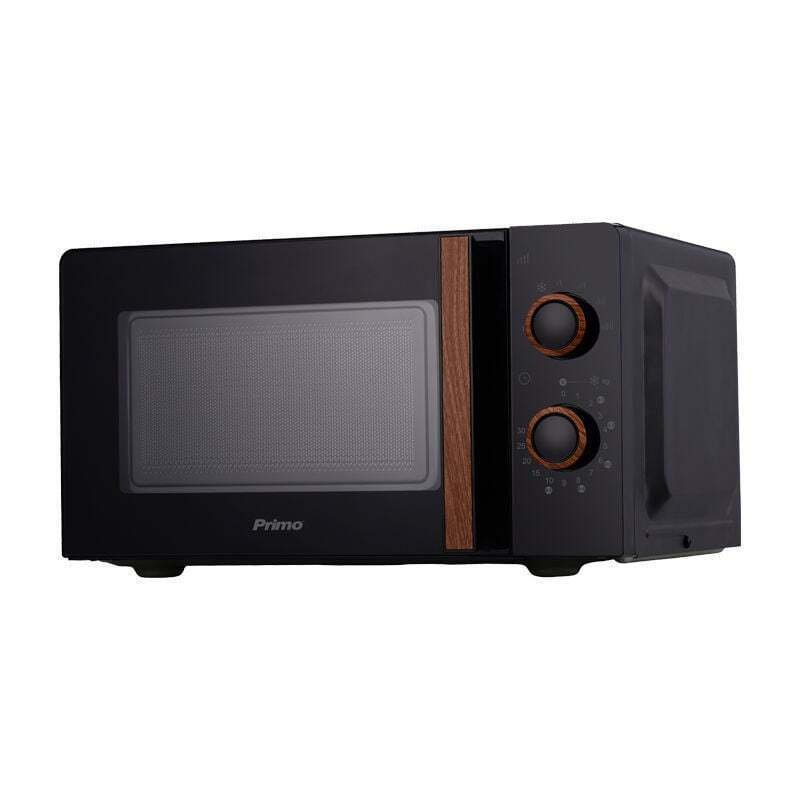 Primo PRMW-40463 400463 Φούρνος Μικροκυμάτων 20lt Μαύρος/Wooden