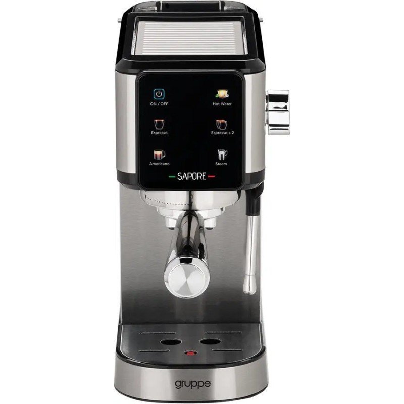 Gruppe Αυτόματη Μηχανή Espresso 1350W Πίεσης 20bar Inox CM5106