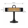 Hausberg HB8565NG Σόμπα Carbon 1000W Hausberg HB8565NG Σόμπα Carbon 1000W
