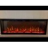 Hitense LUXURIUS-S800 Επιτοίχιο Ηλεκτρικό Τζάκι 1600W 213x14cm Γκρι
