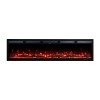 Hitense Επιτοίχιο Ηλεκτρικό Τζάκι 1600W 182.8x12.7cm Γκρι SUPERIOR-72