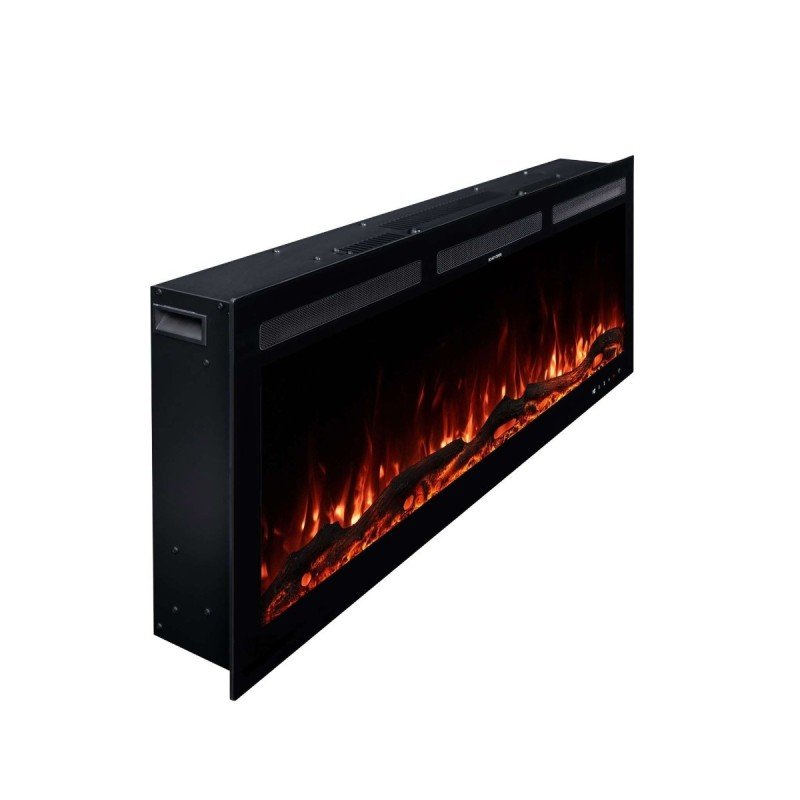 Hitense Επιτοίχιο Ηλεκτρικό Τζάκι 1600W 152.4x12.7cm Γκρι SUPERIOR-60