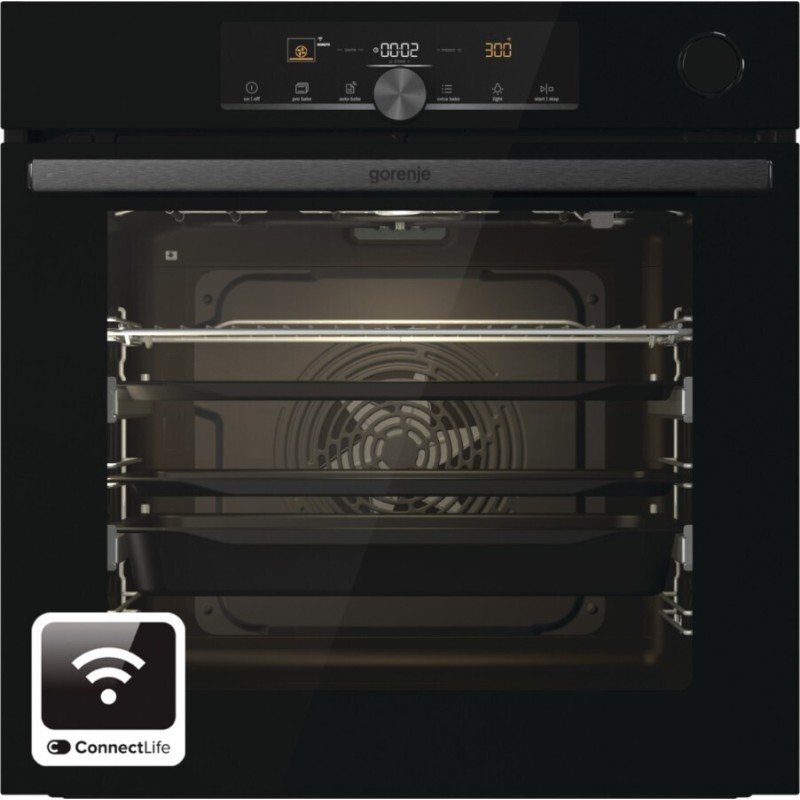 Gorenje BSA6747A04BGWI Φούρνος άνω Πάγκου 77lt Π59.5εκ. Μαύρος