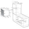 Gorenje BSA6747A04BGWI Φούρνος άνω Πάγκου 77lt Π59.5εκ. Μαύρος