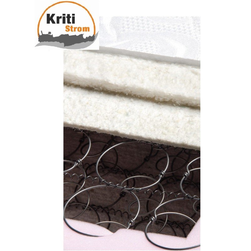 KritiStrom Classico Orthopedic Μονό Ορθοπεδικό Στρώμα 90x200x19cm με Ελατήρια 100.00.001 2 Έτη Εγγύηση 