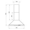 Kumtel Απορροφητήρας Καμινάδα 60cm Inox DP6-X Kumtel Απορροφητήρας Καμινάδα 60cm Inox DP6-X