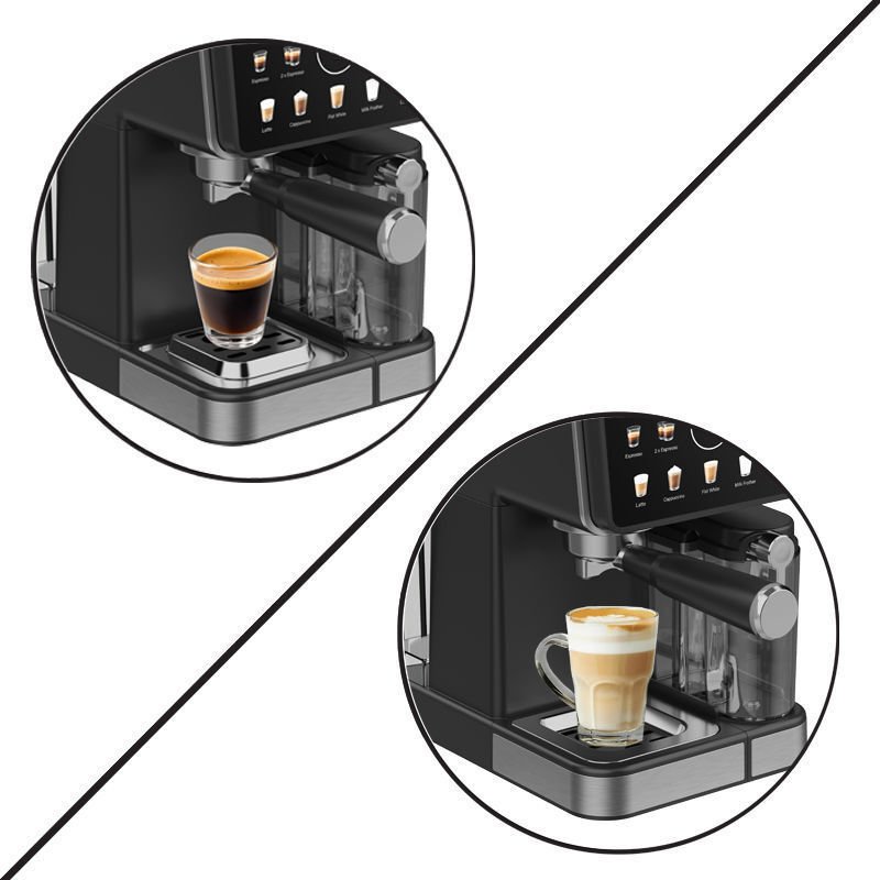 Primo Prem-40532 Μηχανή Espresso 1350W Πίεσης 20bar Μαύρη