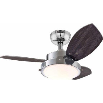 Westinghouse Ανεμιστήρας Οροφής WENGUE 76 Cm Chrome 78763