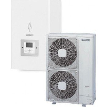 Hitachi Yutaki-S RWM-8.0NE / RAS-8WHNPE Αντλία Θερμότητας 20kW Τριφασική 60°C Split