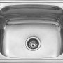 Karag BL 613 Ένθετος Νεροχύτης Inox Σατινέ Μ60xΠ50cm Ασημί