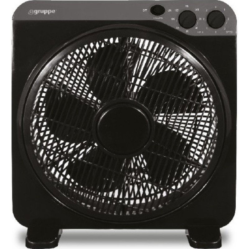 Gruppe KYT-12DII Ανεμιστήρας Box Fan 60W Διαμέτρου 30cm Black Gruppe KYT-12DII Ανεμιστήρας Box Fan 60W Διαμέτρου 30cm Black