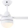 Bayside Megara Ανεμιστήρας Οροφής 122cm με Φως και Τηλεχειριστήριο Λευκός 80531016