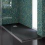 Karag Pietra Ardesia PR80122AR Ορθογώνια Ντουζιέρα Τεχνητής Πέτρας 80x120cm