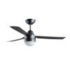 Bayside Megara Ανεμιστήρας Οροφής 122cm με Φως και Τηλεχειριστήριο Titanium 80531017