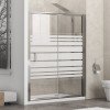 Karag New Flora 500 NFLS500120 Διαχωριστικό Ντουζιέρας με Συρόμενη Πόρτα 120x180cm Serigrafato