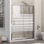 Karag New Flora 500 NFLS500120 Διαχωριστικό Ντουζιέρας με Συρόμενη Πόρτα 120x180cm Serigrafato