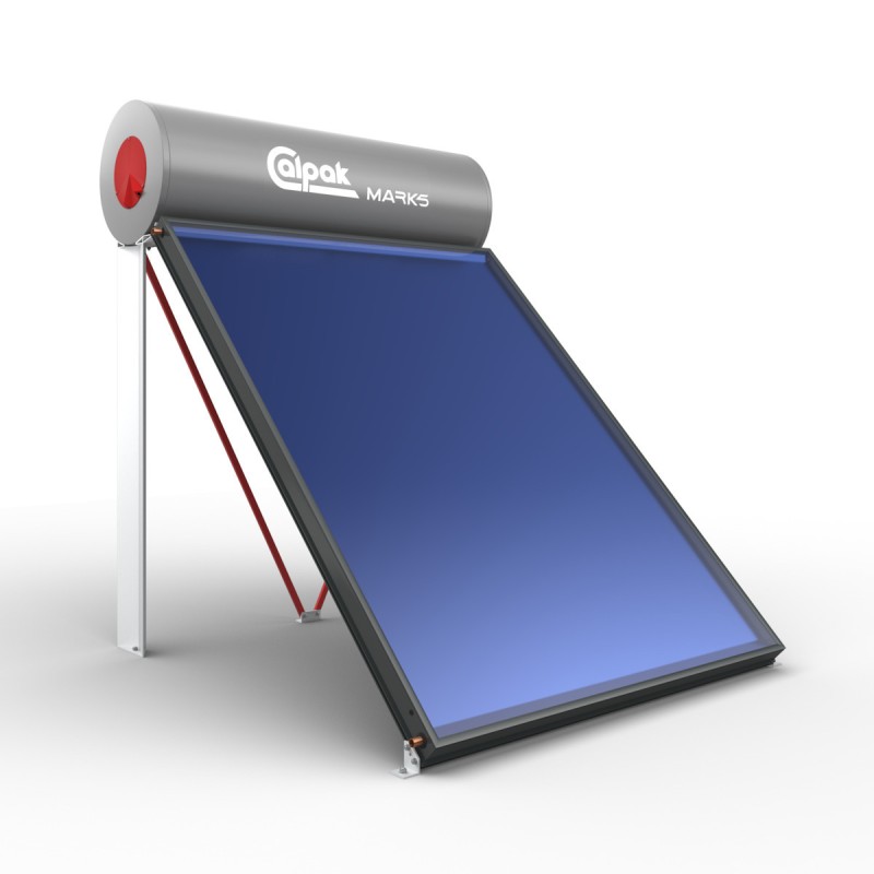 Calpak Mark 5 Ηλιακός Θερμοσίφωνας 125 λίτρων Glass Τριπλής Ενέργειας με 2.1τ.μ. Συλλέκτη