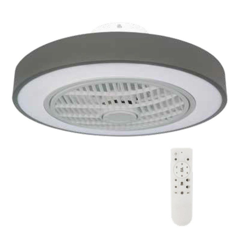 Gruppe CMBF-FS6008 Ανεμιστήρας Οροφής 50cm με Φως και Τηλεχειριστήριο Grey