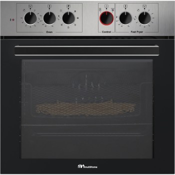 MultiHome MH-6095 IX 930-002-6095 Φούρνος κάτω Πάγκου 65lt χωρίς Εστίες Π59.5εκ. Inox