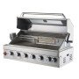 Thermogatz TGH-BI-B8B-G Ψησταριά Υγραερίου Σχάρας 96x45.5εκ. με 6 Εστίες 26.7kW και Μάτι Υπερύθρων