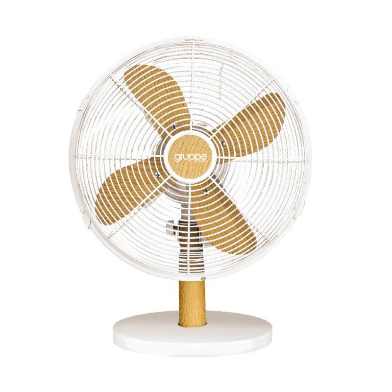 Gruppe Επιτραπέζιος Ανεμιστήρας 40W Ivory - Wood