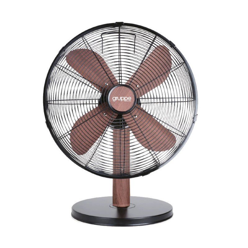 Gruppe FT-30MD Επιτραπέζιος Ανεμιστήρας 40W Black - Wood Gruppe FT-30MD Επιτραπέζιος Ανεμιστήρας 40W Black - Wood