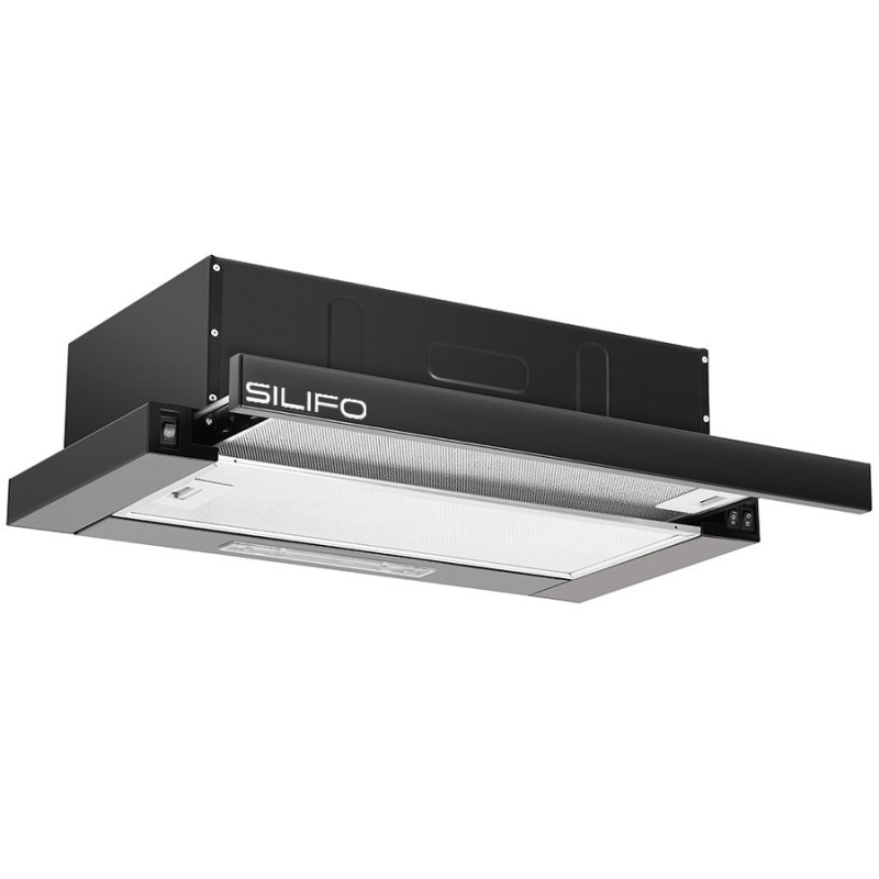 Silifo SF6665 Συρόμενος Απορροφητήρας 60cm Μαύρος