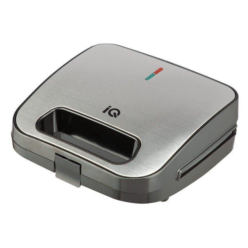 IQ Τοστιέρα με Αποσπώμενες Πλάκες για 2 Τοστ 750W Inox ST-613