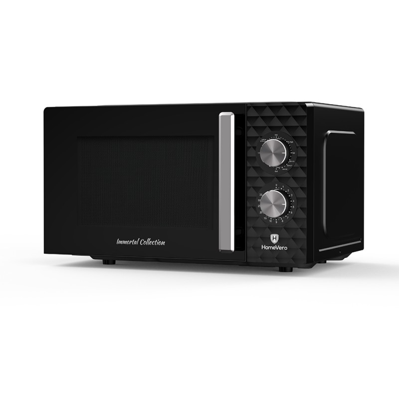 HomeVero HV-MMG20B Φούρνος Μικροκυμάτων με Grill 20lt Μαύρος