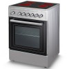 Silifo SF6163 Κουζίνα 65lt με Κεραμικές Εστίες Π60εκ. Inox