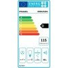 Pyramis Fiero Απορροφητήρας Καμινάδα 90cm Λευκός